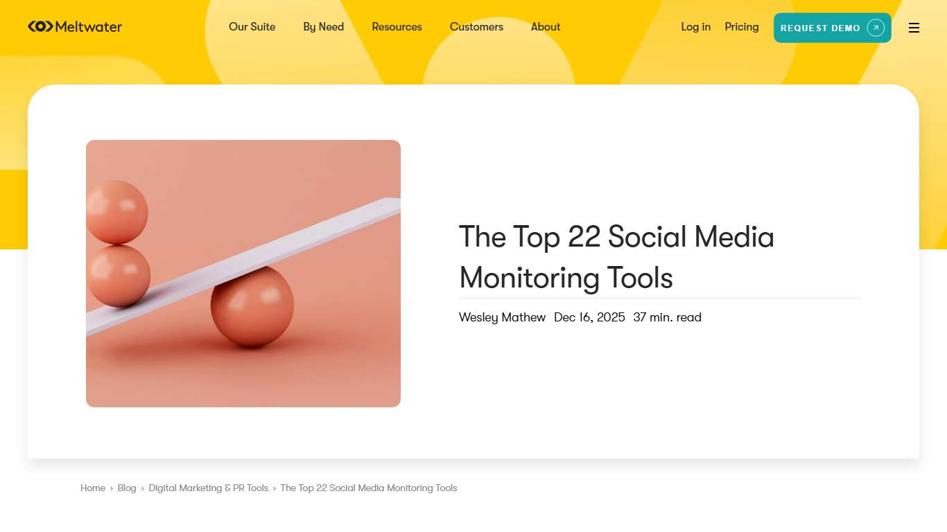 The Top 22 Social Media Monitoring Tools | 2026