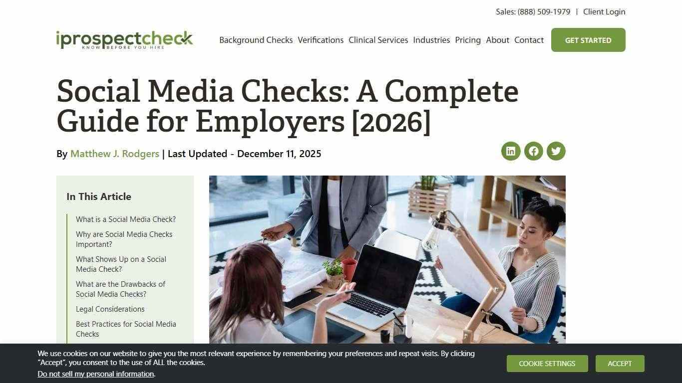 Social Media Checks: A Complete Guide for Employers [2026] - iprospectcheck