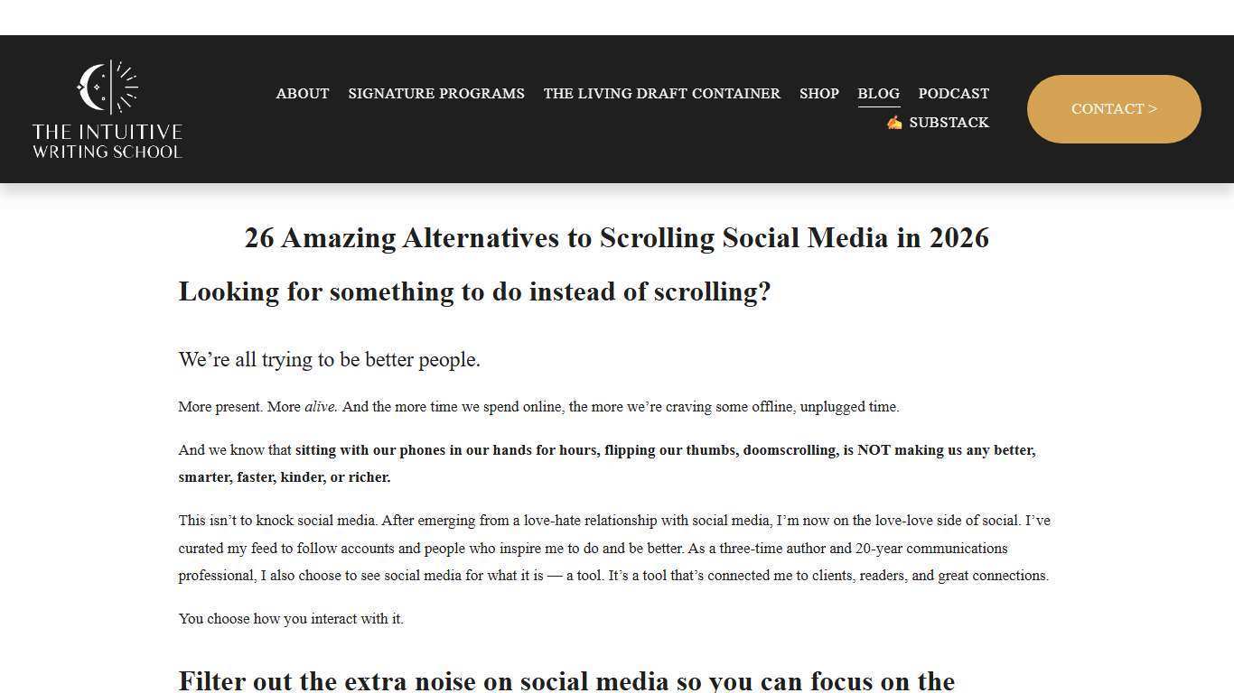 26 Amazing Alternatives to Scrolling Social Media in 2026